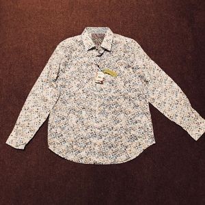 NWT Robert Graham Shirt Dorie XL Classic Fit